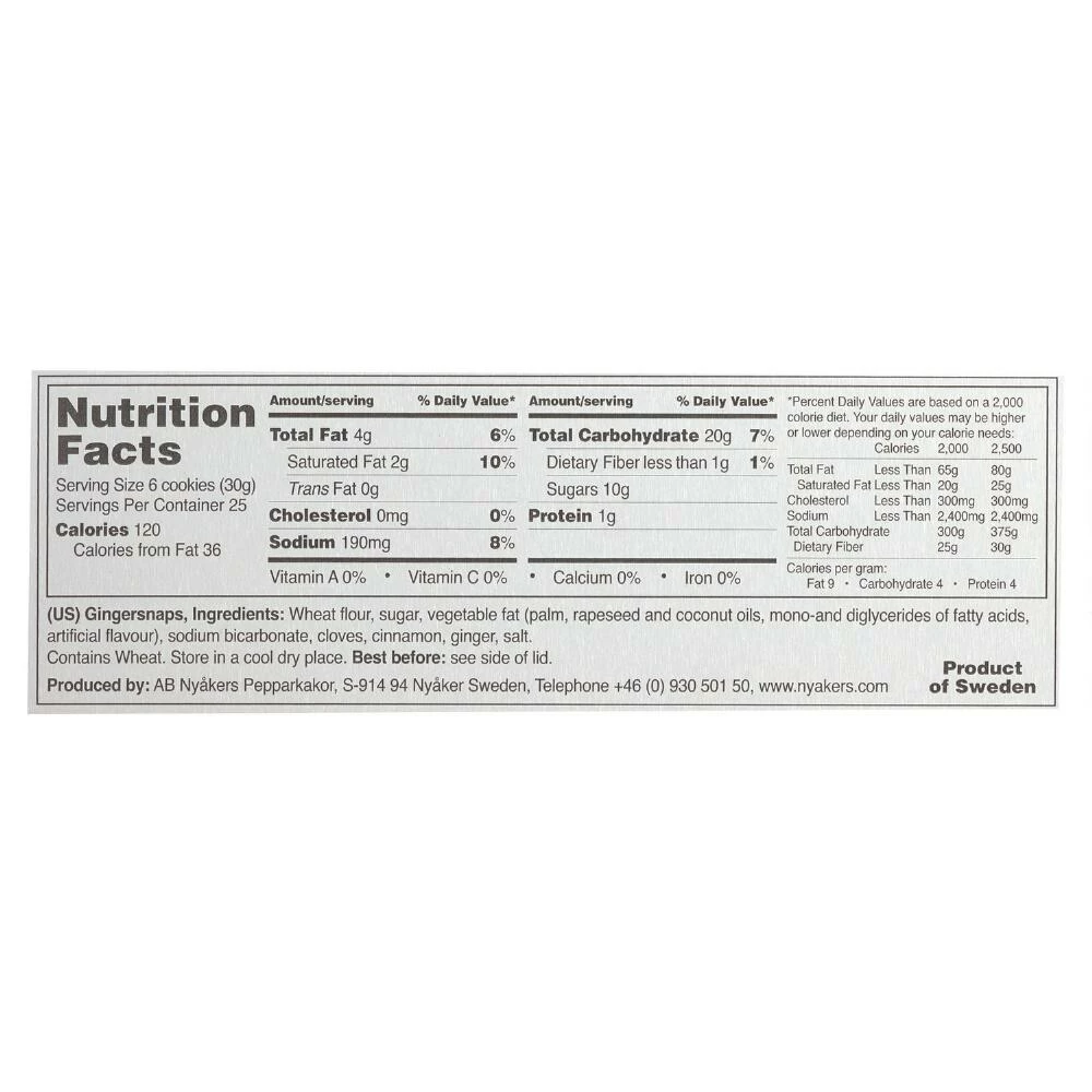 World Market Nyakers Gingersnaps Tin 3 World Market Nyakers Gingersnaps Tin - Image 2