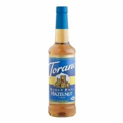 World Market Torani Sugar Free Hazelnut Syrup Plastic Bottle