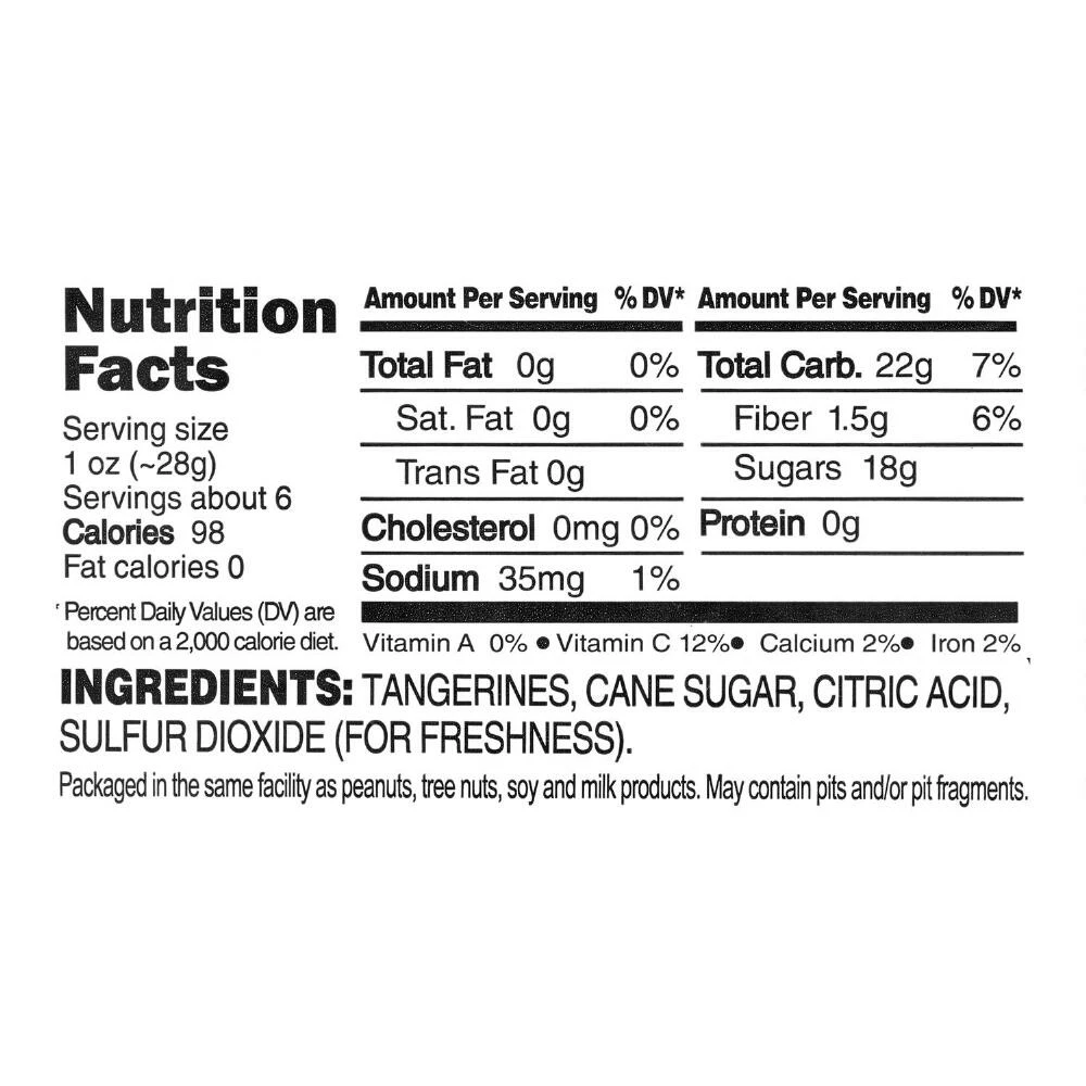 World Market Nutty & Fruity Tangerine Wedges 4 World Market Nutty & Fruity Tangerine Wedges - Image 2