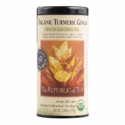 World Market The Republic Of Tea Turmeric Ginger Green Tea 50 Count