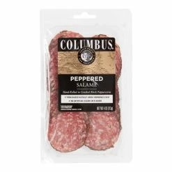 World Market Columbus Sliced Peppered Salami
