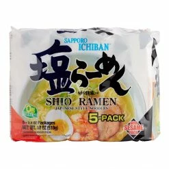World Market Sapporo Ichiban Shio Ramen Noodle Soup 5 Pack