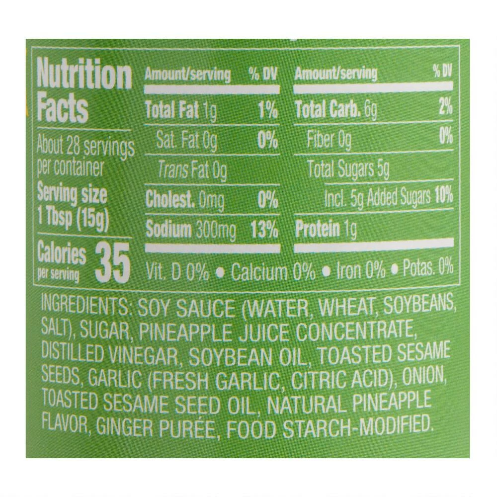 World Market Kona Coast Paradise Pineapple Teriyaki Sauce 4 World Market Kona Coast Paradise Pineapple Teriyaki Sauce - Image 2