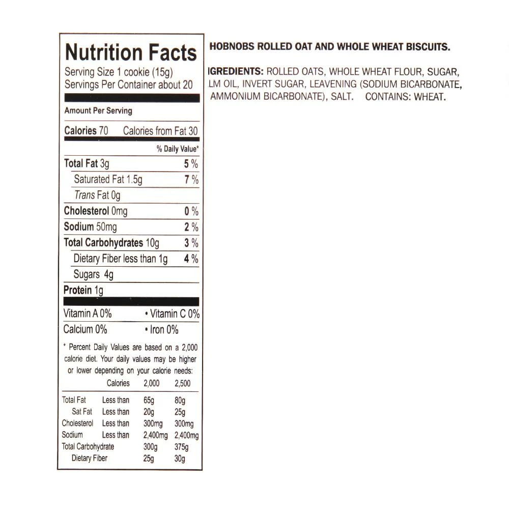 World Market McVitie's Original Hobnobs Biscuit 4 World Market McVitie's Original Hobnobs Biscuit - Image 2