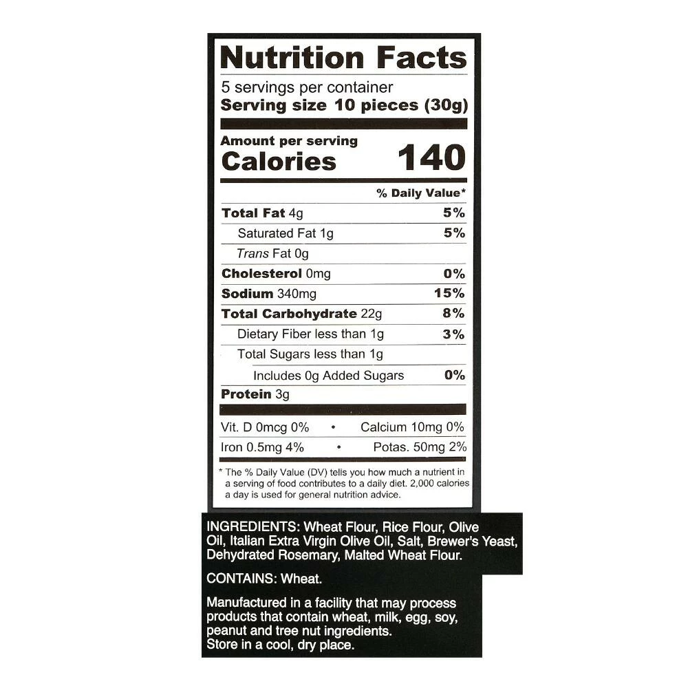 World Market Dolcetto Rosemary and Olive Oil Tuscan Crisps 4 World Market Dolcetto Rosemary and Olive Oil Tuscan Crisps - Image 2