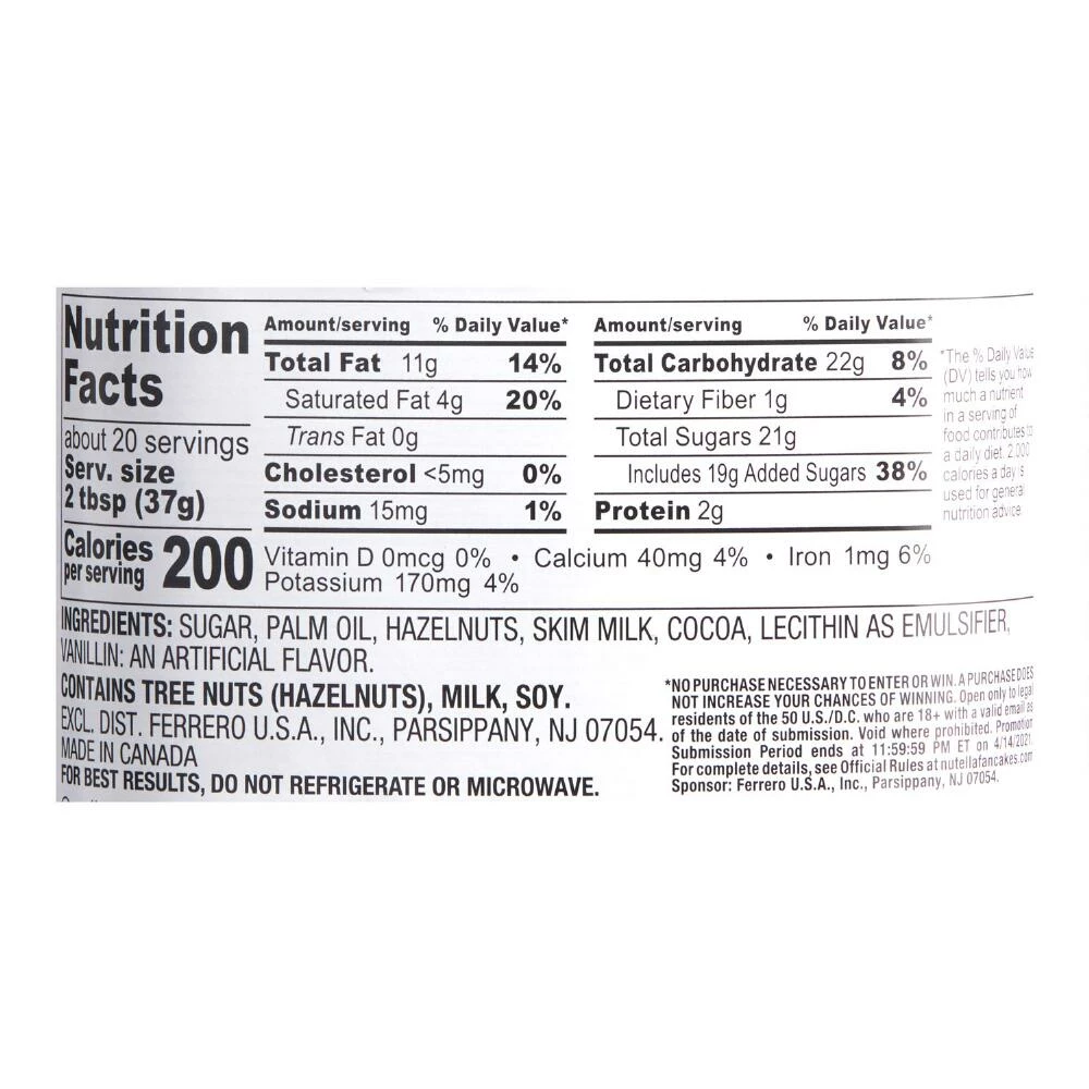 World Market Large Nutella Hazelnut Spread 4 World Market Large Nutella Hazelnut Spread - Image 2