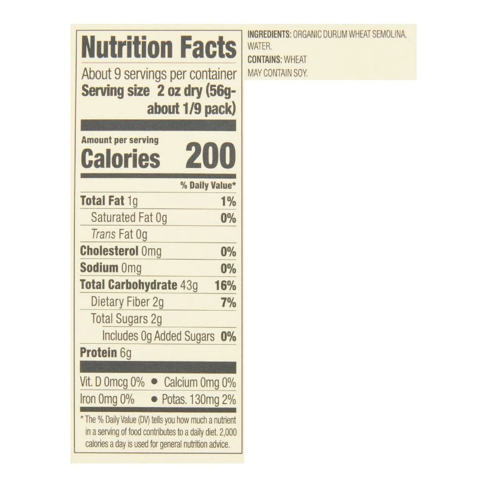 World Market® Organic Tortiglioni Pasta 4 World Market® Organic Tortiglioni Pasta - Image 2