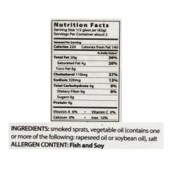 World Market Riga Gold Smoked Sprats in Oil -Food & Drink Shop unnamed file 1320