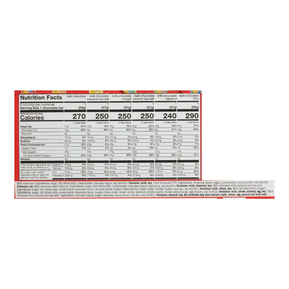 World Market Tony's Chocolonely Assorted Chocolate Bars Gift Box 6 Pack 4 World Market Tony's Chocolonely Assorted Chocolate Bars Gift Box 6 Pack - Image 2