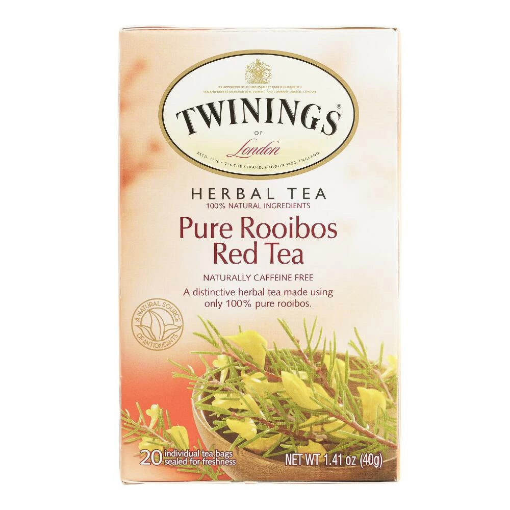 World Market Twinings Pure Rooibos Red Tea Set of 6 3 World Market Twinings Pure Rooibos Red Tea Set of 6