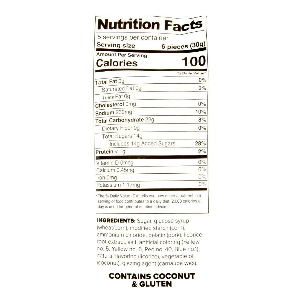 World Market Gustaf's Double Salted Dutch Licorice Set of 3 4 World Market Gustaf's Double Salted Dutch Licorice Set of 3 - Image 2