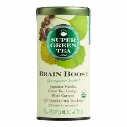 World Market The Republic Of Tea SuperGreen Brain Boost Tea 36 Count