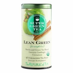 World Market The Republic Of Tea SuperGreen Lean Green Tea 36 Count
