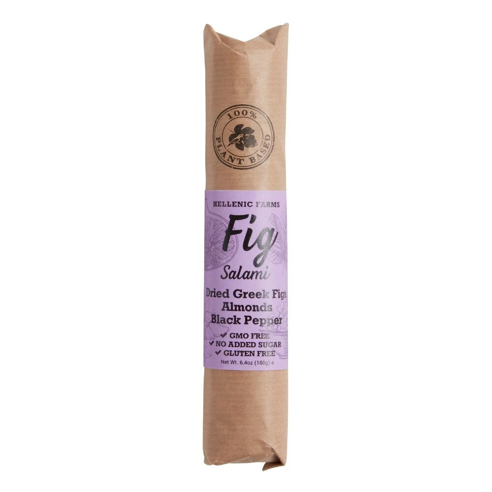 World Market Hellenic Farms Vegan Fig Salami with Almonds and Pepper 3 World Market Hellenic Farms Vegan Fig Salami with Almonds and Pepper