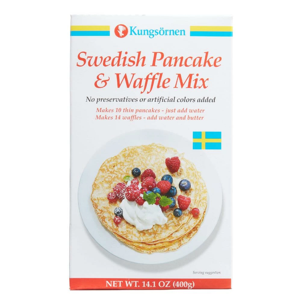 World Market Kungsornen Swedish Pancake & Waffle Mix Set of 2 3 World Market Kungsornen Swedish Pancake & Waffle Mix Set of 2