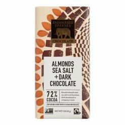 World Market Endangered Species Salted Almond Dark Chocolate Bar