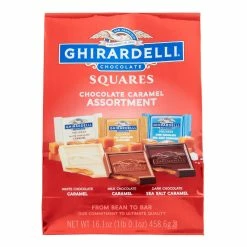 World Market Ghirardelli Chocolate Caramel Squares Assortment Large Bag