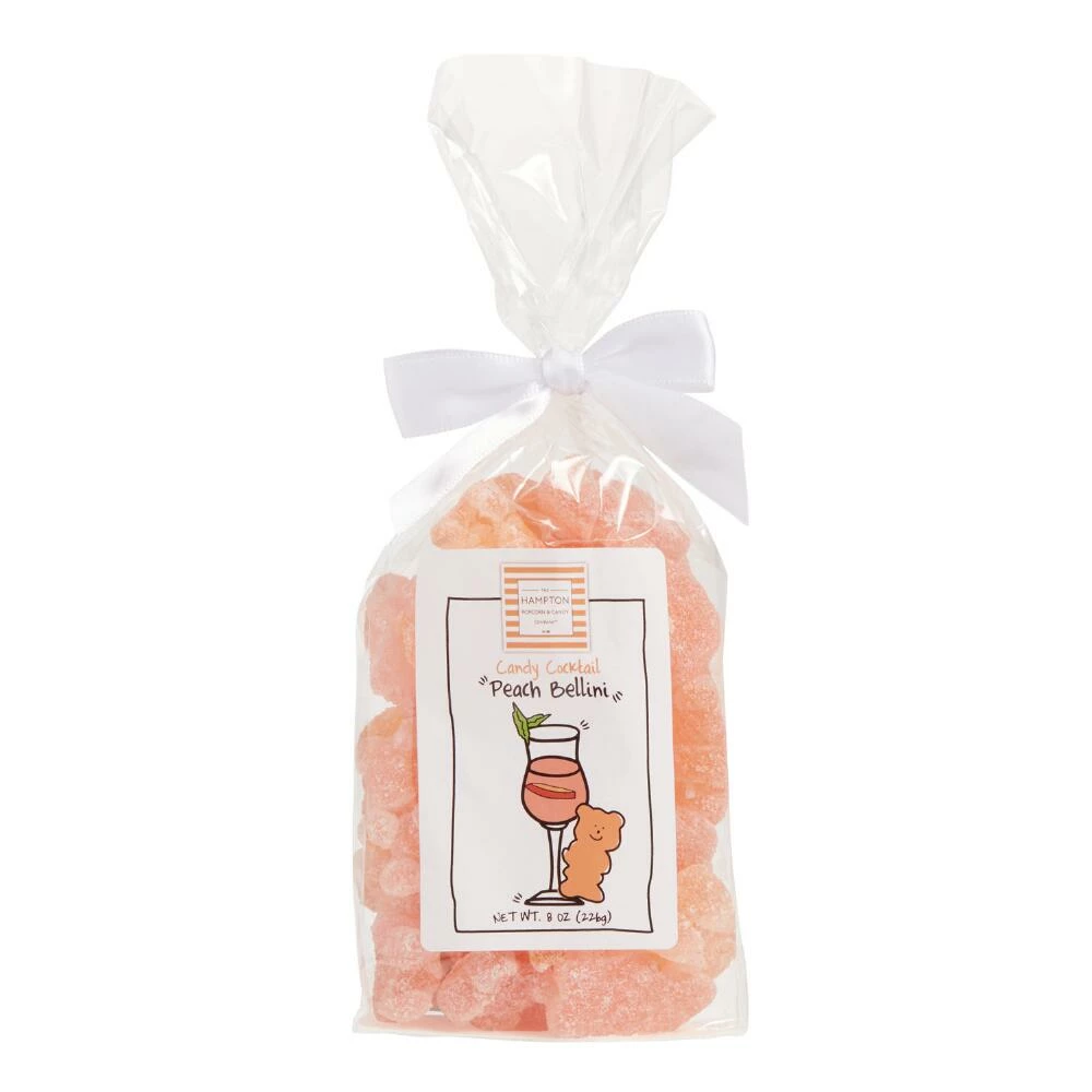 World Market Peach Bellini Mocktail Gummy Candy Bag 3 World Market Peach Bellini Mocktail Gummy Candy Bag