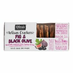 World Market Olina's Fig & Black Olive Artisan Crackers