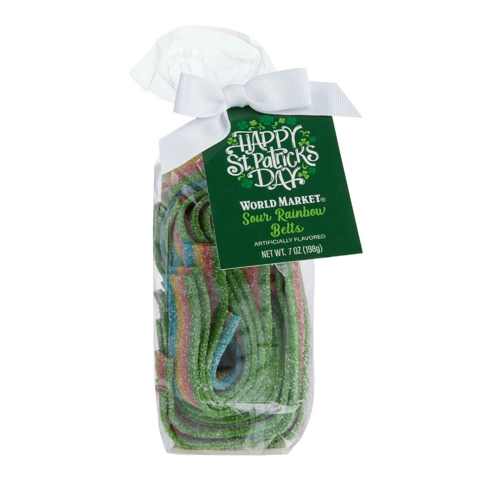 World Market St. Patrick's Day Rainbow Sour Belts 3 World Market St. Patrick's Day Rainbow Sour Belts