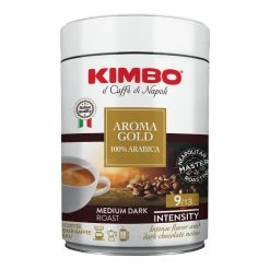 World Market Kimbo Aroma Gold Blend Ground Coffee Tin