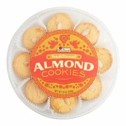 World Market Asian Passage Traditional Almond Cookies Tub