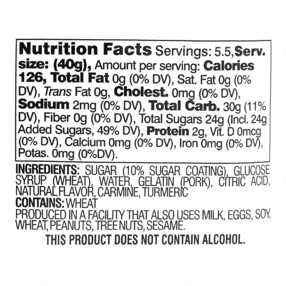 World Market Cosmopolitan Mocktail Gummy Bears Bag 4 World Market Cosmopolitan Mocktail Gummy Bears Bag - Image 2
