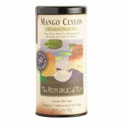 World Market The Republic Of Tea Mango Ceylon Black Tea 50 Count