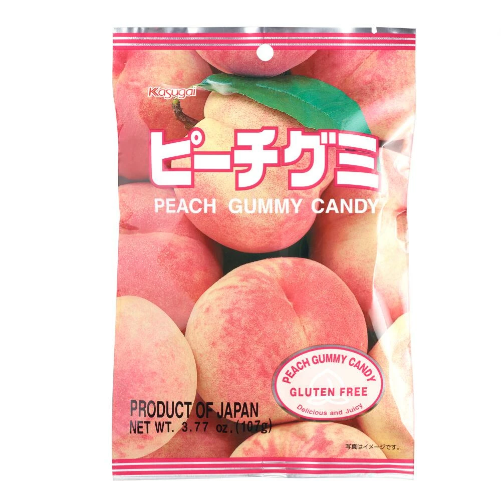 World Market Kasugai Peach Gummy Candy 3 World Market Kasugai Peach Gummy Candy