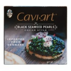 World Market Season Caviart Black Seaweed Pearls