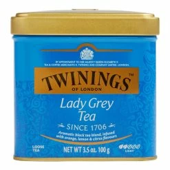 World Market Twinings Lady Grey Loose Leaf Tea Tin