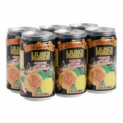 World Market Hawaiian Sun Lilikoi Passion Juice Drink 6 Pack