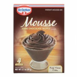 World Market Dr. Oetker Dark Chocolate Truffle Mousse Mix Set of 4