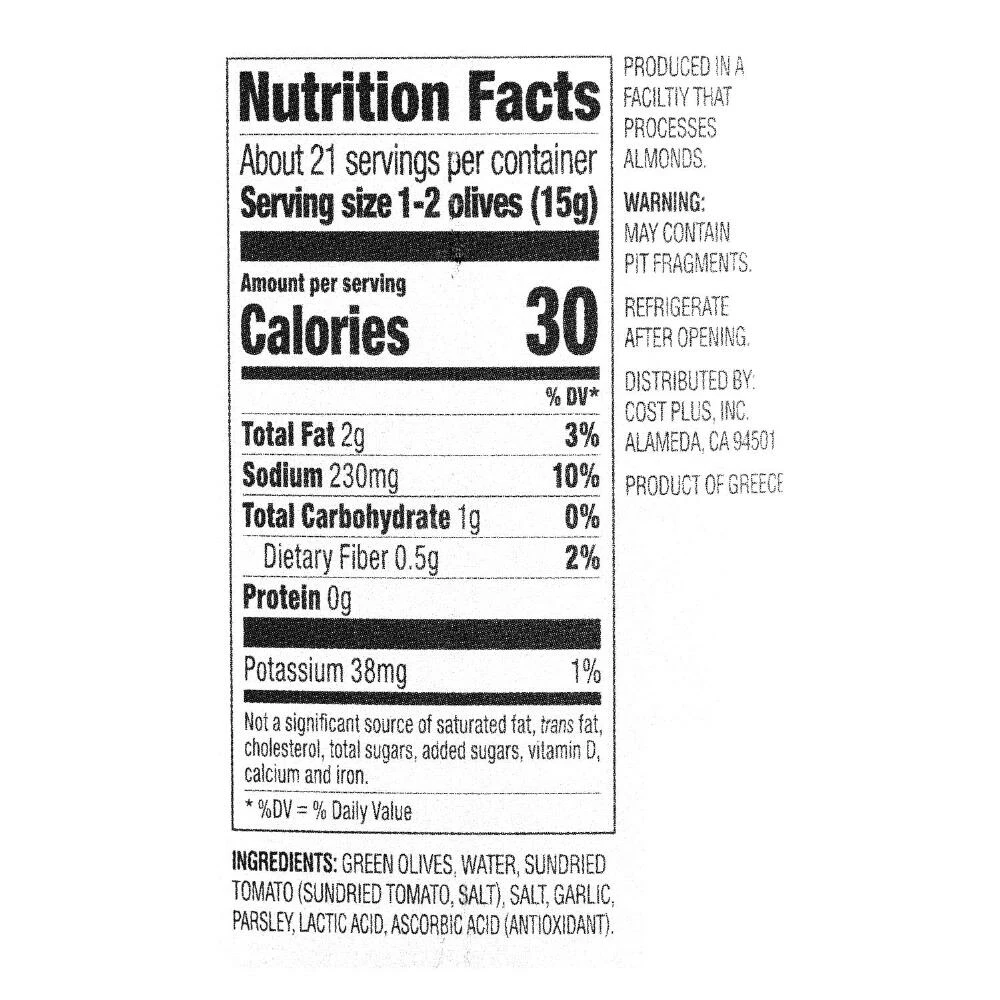 World Market® Sundried Tomato Stuffed Green Olives 4 World Market® Sundried Tomato Stuffed Green Olives - Image 2