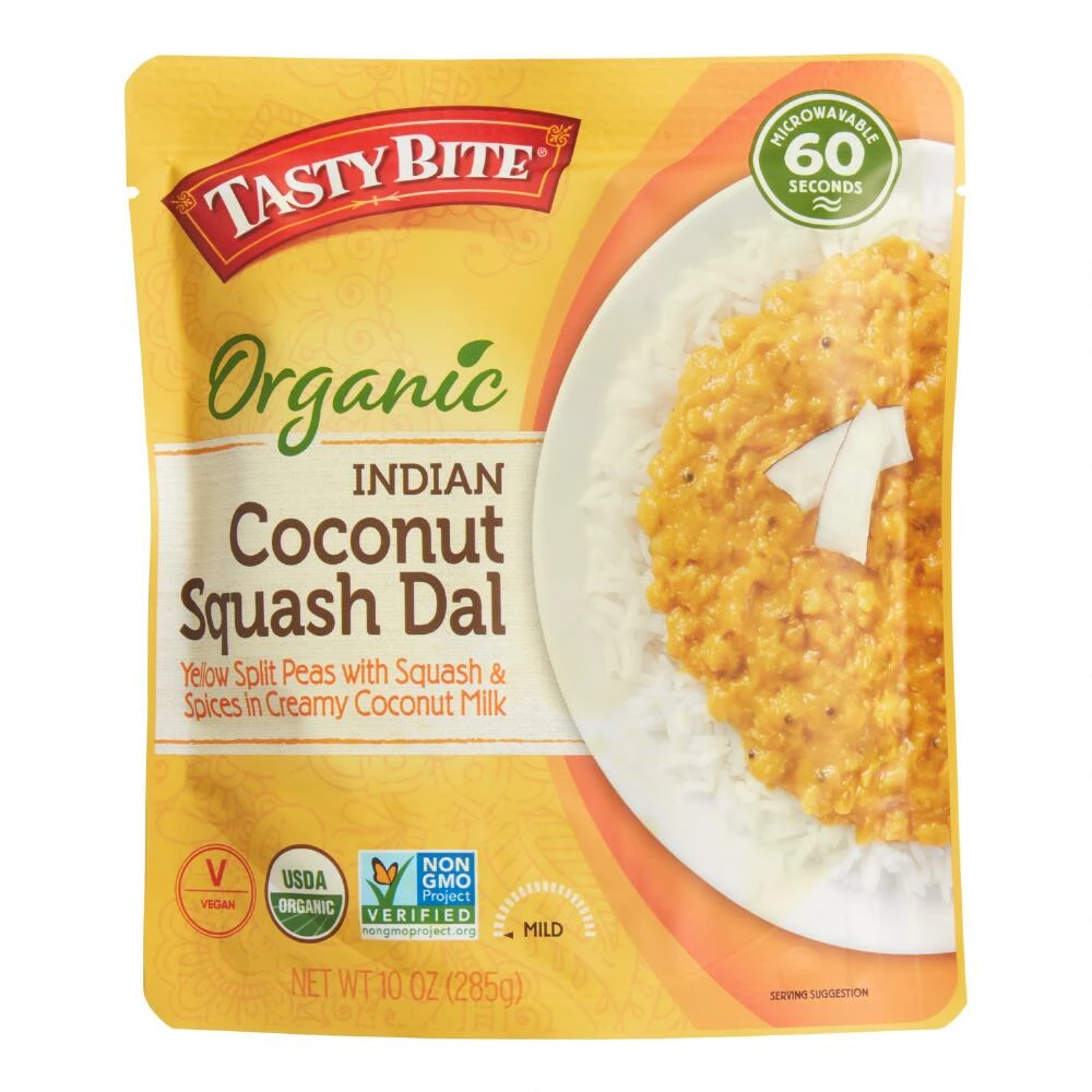 World Market Tasty Bite Organic Coconut Squash Dal 3 World Market Tasty Bite Organic Coconut Squash Dal