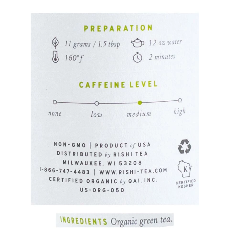 World Market Rishi Matcha Super Green Loose Leaf Tea 4 World Market Rishi Matcha Super Green Loose Leaf Tea - Image 2