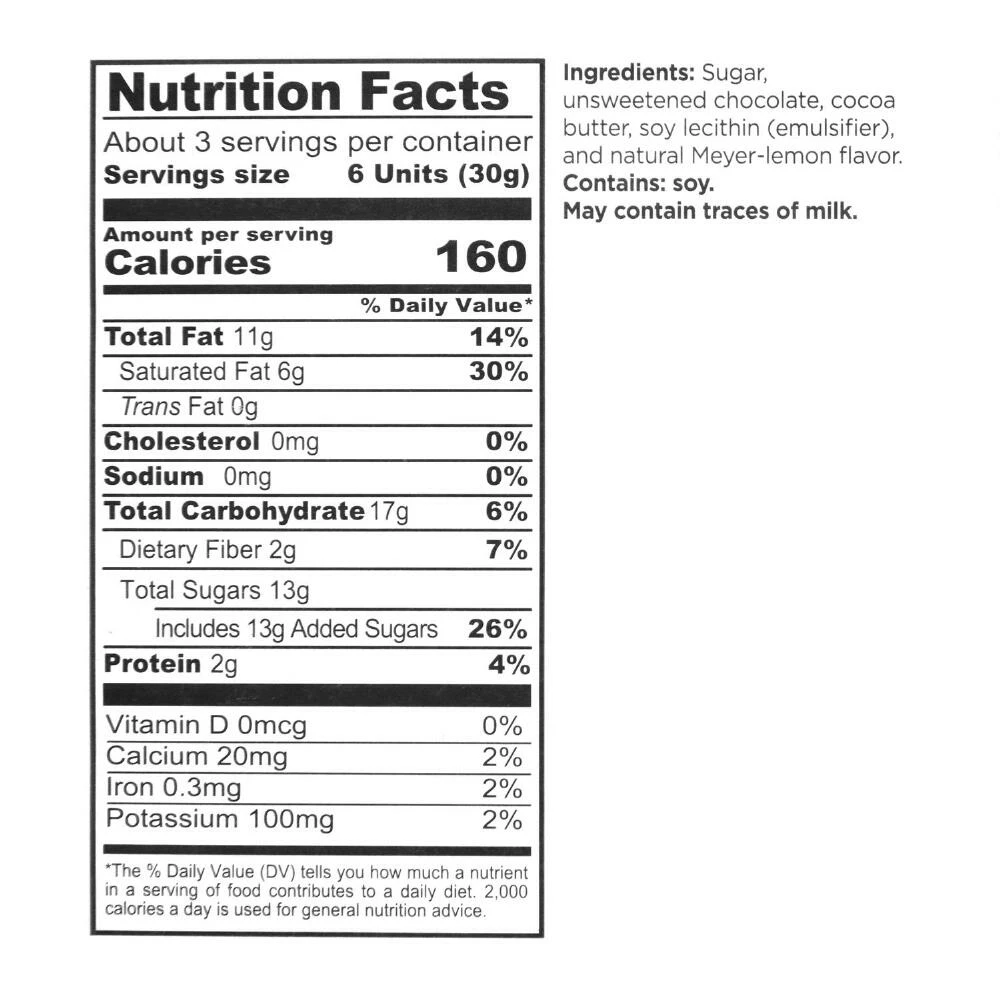 World Market Desserts On Us Laceys Lemon Dark Chocolate Bar Set of 2 4 World Market Desserts On Us Laceys Lemon Dark Chocolate Bar Set of 2 - Image 2