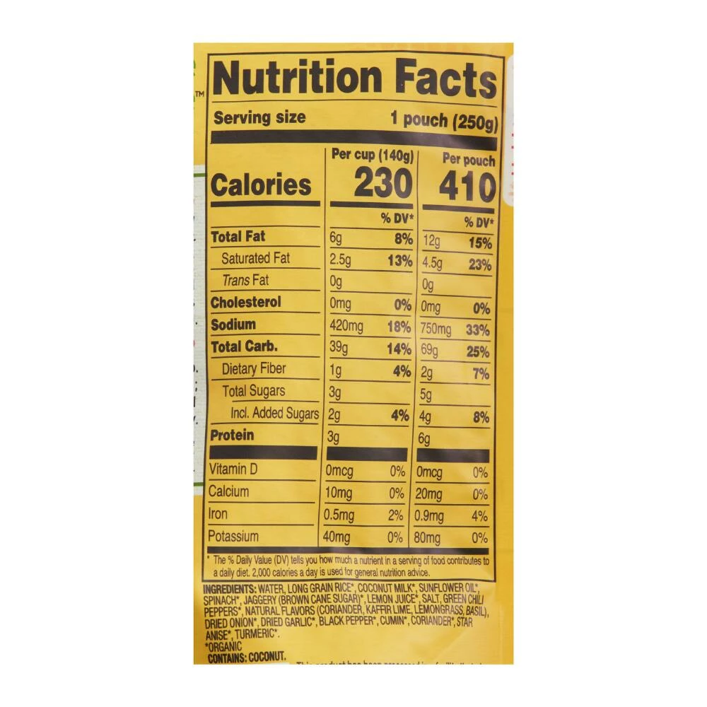 World Market Tasty Bites Organic Thai Lime Rice 4 World Market Tasty Bites Organic Thai Lime Rice - Image 2