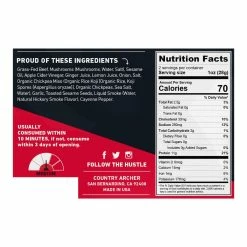 World Market Country Archer Zero Sugar Spicy Sesame Garlic Beef Jerky -Food & Drink Shop unnamed file 2282