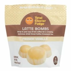 World Market Total Cluster Fudge French Vanilla Latte Bombs 8 Count