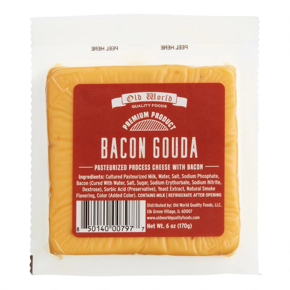 World Market Old World Bacon Gouda Cheese Set of 2 3 World Market Old World Bacon Gouda Cheese Set of 2