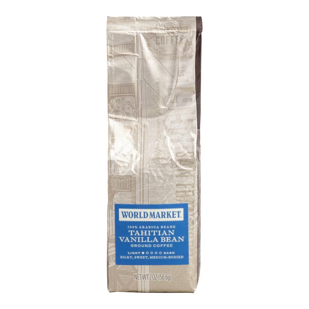 World Market® Tahitian Vanilla Bean Ground Coffee 2 Oz. 3 World Market® Tahitian Vanilla Bean Ground Coffee 2 Oz.