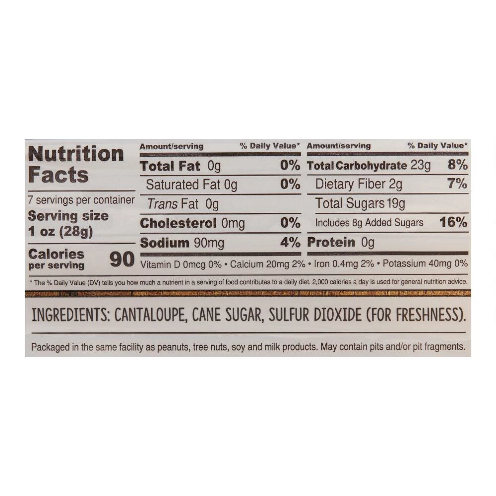 World Market Nutty & Fruity Soft Dried Cantaloupe Slices 4 World Market Nutty & Fruity Soft Dried Cantaloupe Slices - Image 2