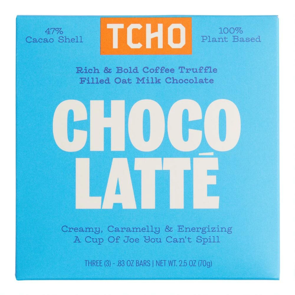 World Market TCHO Choco Latte Coffee Truffle Oat Milk Chocolate Bar 3 World Market TCHO Choco Latte Coffee Truffle Oat Milk Chocolate Bar