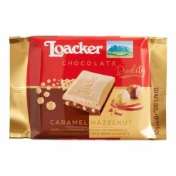 World Market Loacker Duality Caramel Hazelnut Chocolate Bar Set of 4