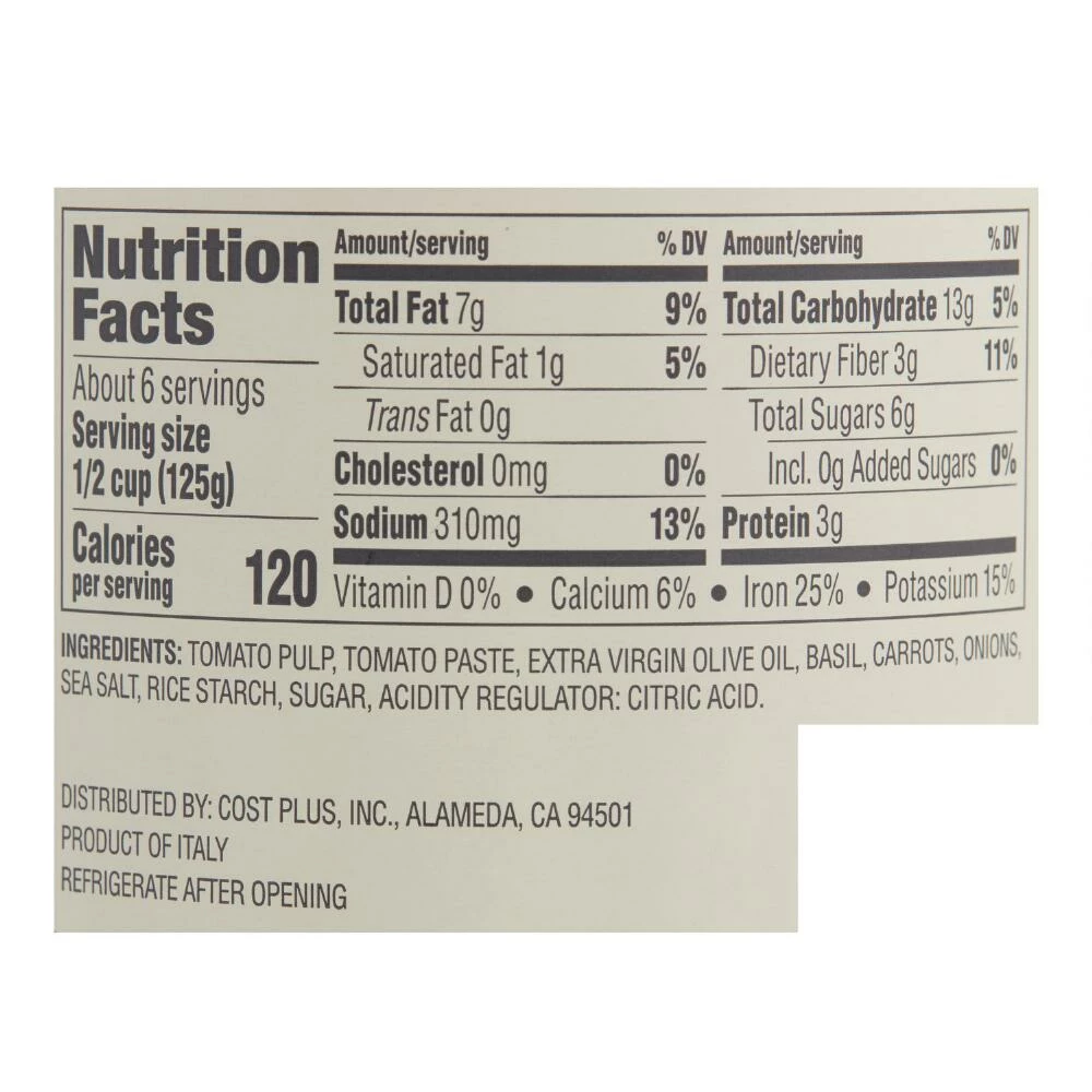 World Market® Tomato & Basil Pasta Sauce 4 World Market® Tomato & Basil Pasta Sauce - Image 2