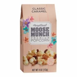 World Market Harry & David Spring Caramel Moose Munch Popcorn Box