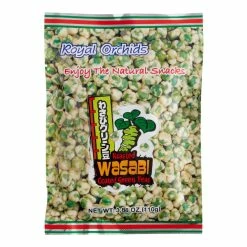World Market Royal Orchids Roasted Wasabi Peas Set of 2