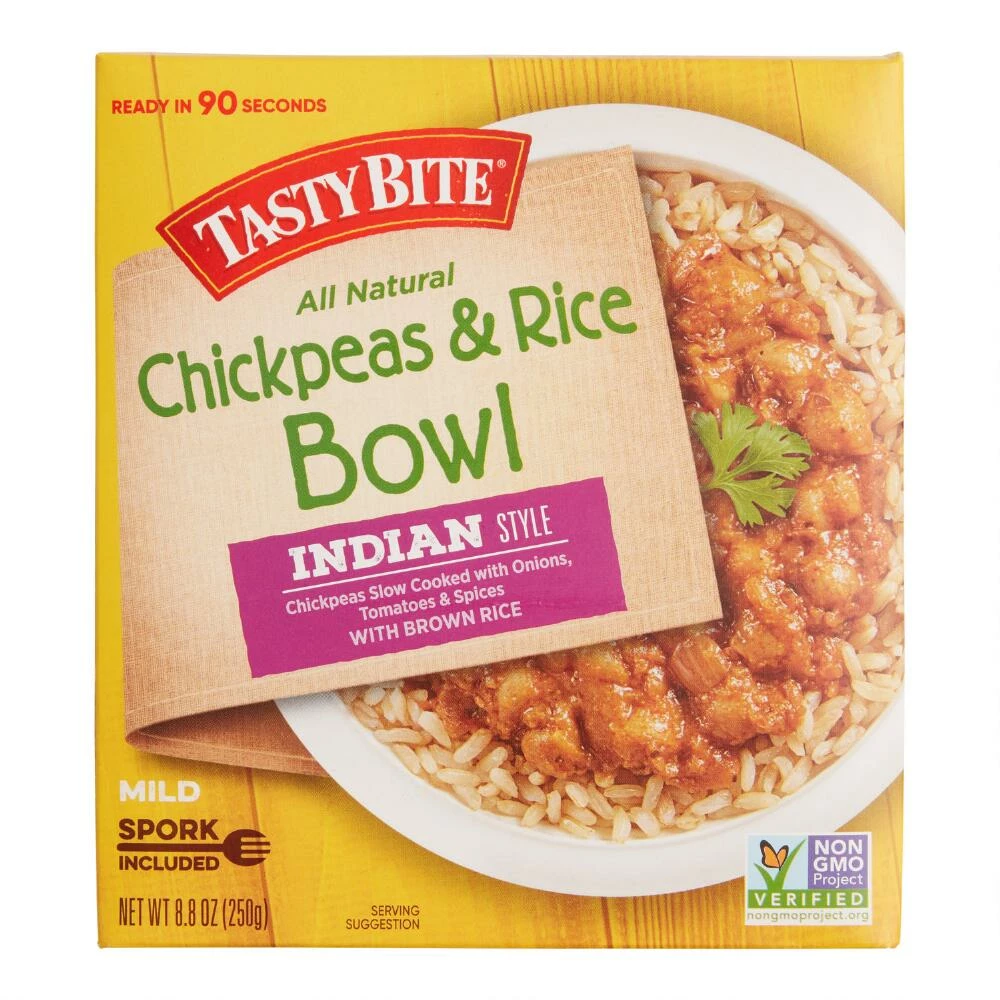 World Market Tasty Bite Indian Style Chickpea And Rice Bowl 3 World Market Tasty Bite Indian Style Chickpea And Rice Bowl