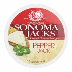 World Market Sonoma Jacks Pepper Jack Cheese Wedges
